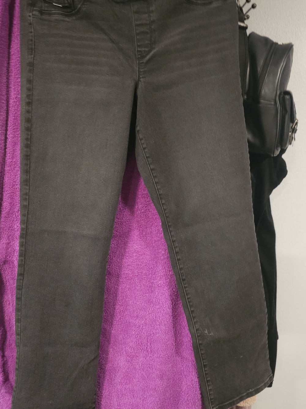 Nine West Dark Gray Straight Leg Jeans